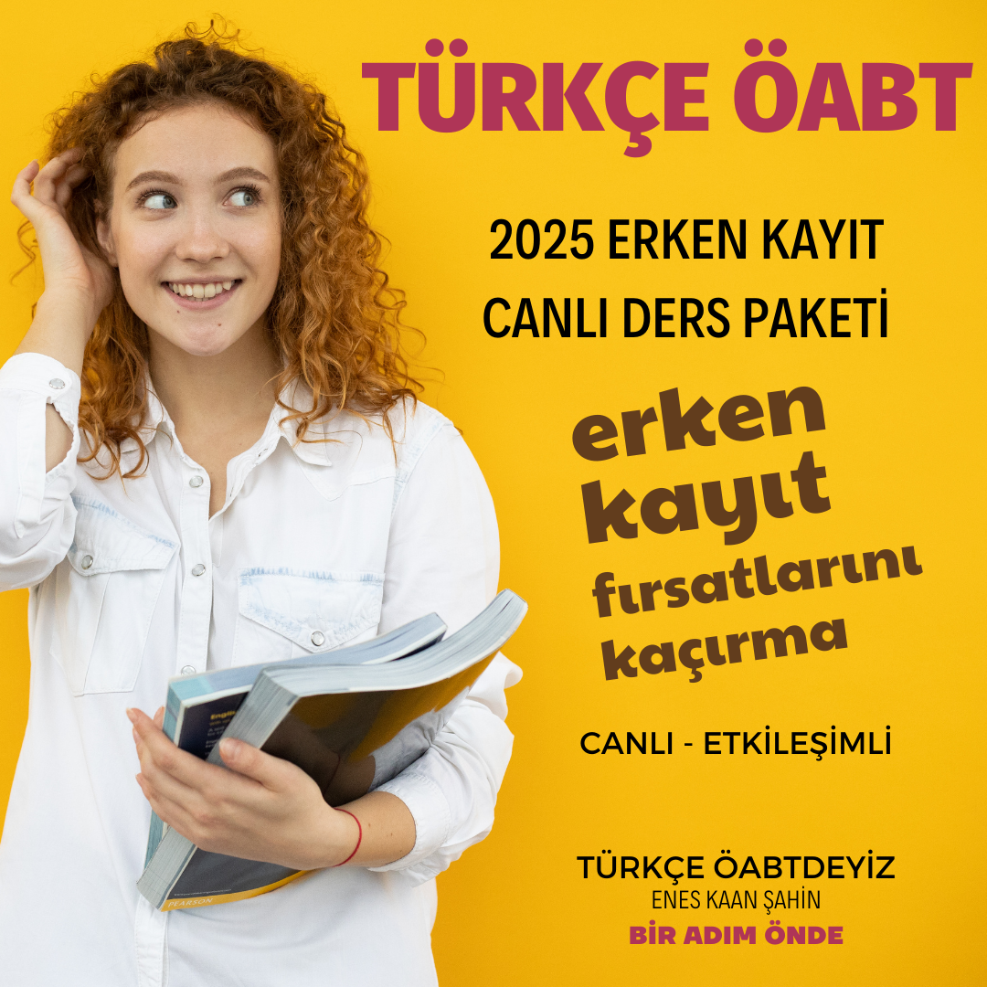 2025 TÜRKÇE ÖABT CANLI DERS ERKEN KAYIT PAKETİ