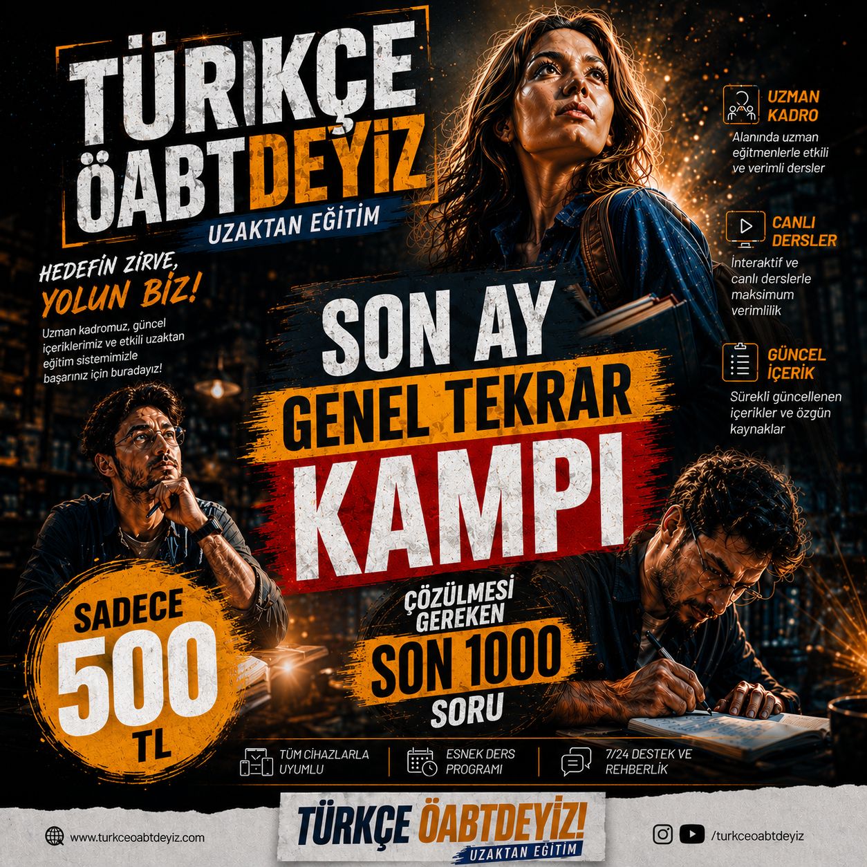 SON AY GENEL TEKRAR KAMPI - 1000 SORU