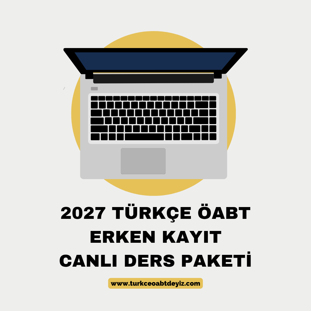 2027 ERKEN KAYIT TÜRKÇE ÖABT CANLI DERS PAKETİ